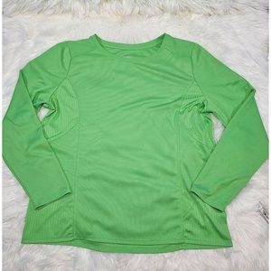 Aveva Long Sleeve Active Wear Shirt, Size XL